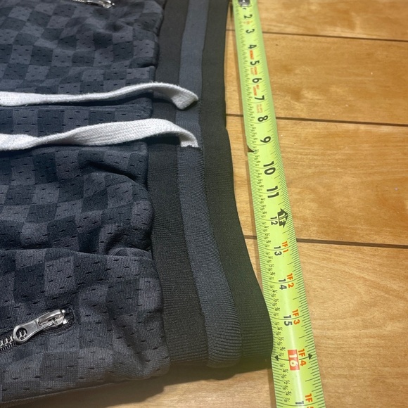 Bascom Projects 1993 Basketball Shorts Checkered Board Pattern Large - Picture 12 of 16